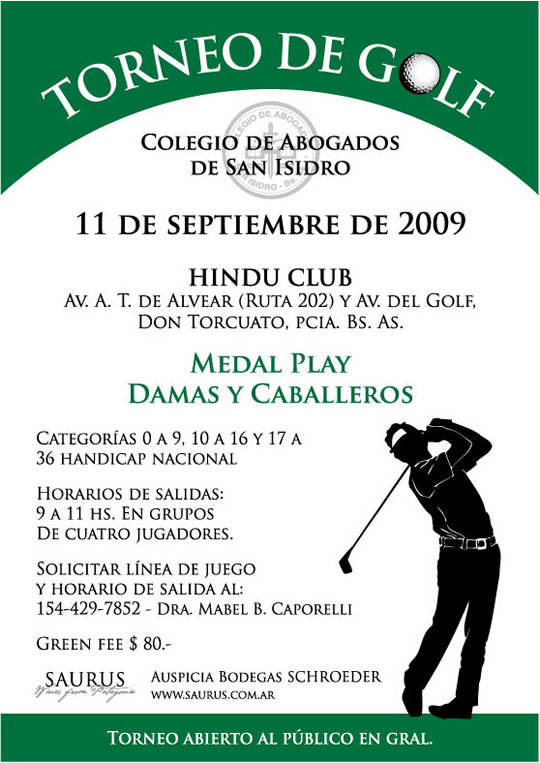 Torneo de golf