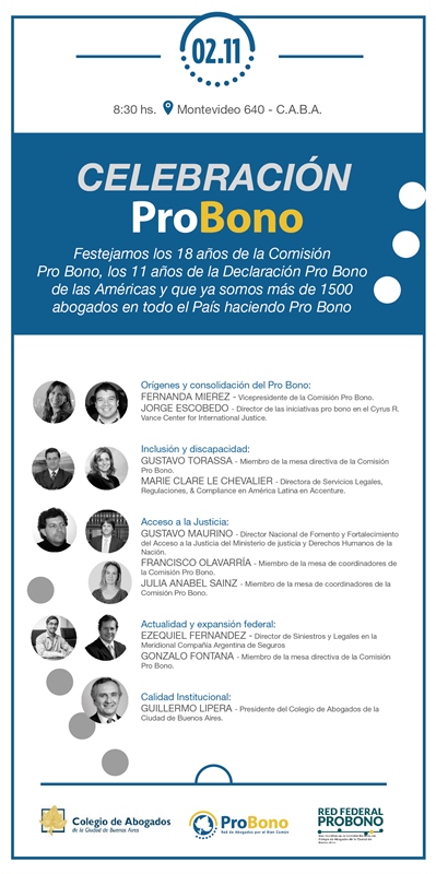 CELEBRACIN PROBONO - 2 de noviembre 8.30 hs.