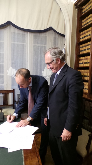 FIRMA DE CONVENIO CON LA ARGENTINE LAWYERS ASSOCIATION OF NEW YORK